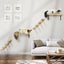 Cat Tree Climbing Shelves Wall Mounted Cat Furniture Corner Jumping Platform With Felt Non-slip Ladder Steps for Cat and Kitten
