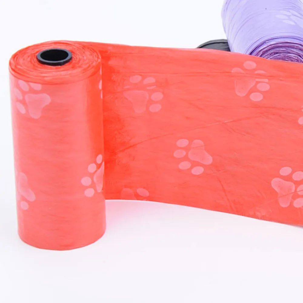 10 Roll Pet Dog Poop Bags Dispenser Collector Garbage Bag Puppy Dog Poop Scooper Bags for Dogs Cat Outdoor Cleaning Pet Supplies