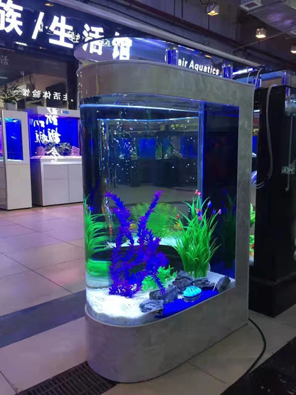 Customized Marine Large 200 Gallon Fish Aquarium, Factory Direct Sale Indoor Large Acrylic Fish Tank