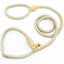 Dog Leash Slip Rope Lead Leash Heavy Duty Braided Rope Adjustable Loop Collar Training Leashes for Medium Large Dogs