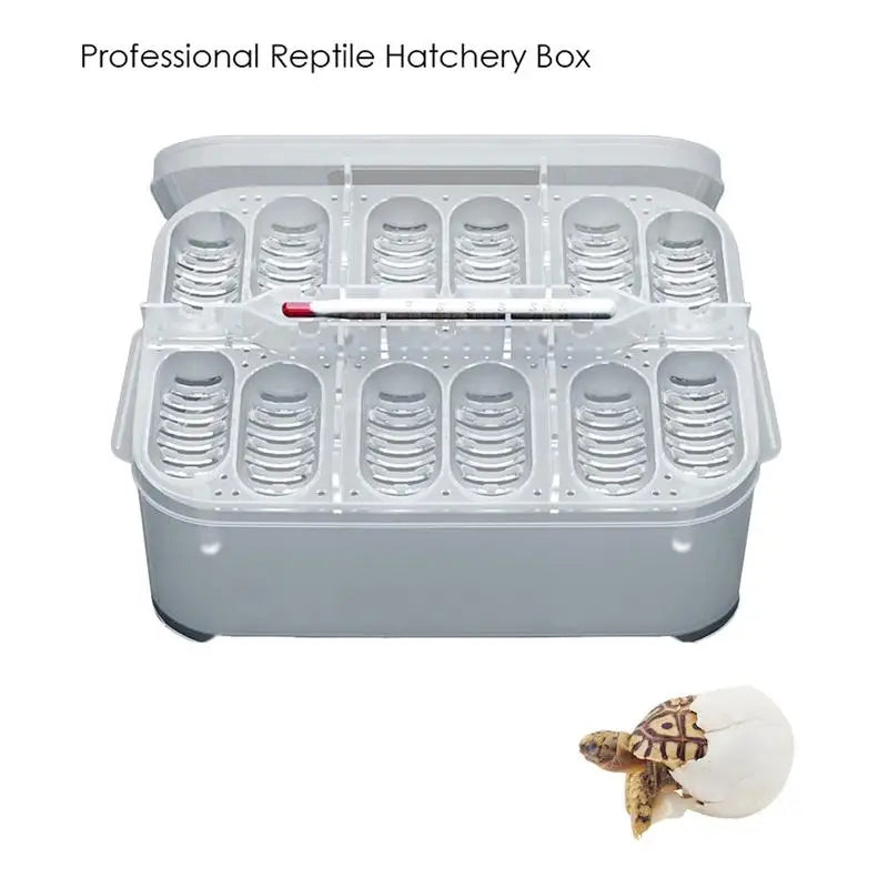 Small Reptile Breeding Box 12 Grids Professional Reptile Incubators Reptile Liz ard Incubation Box Hatchery Tools Suitable For