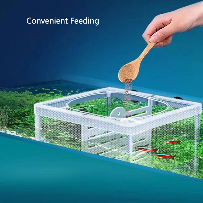 Plastic Aquarium Fish Breeding Isolation Box Fish Tank Aquarium Breeder Hatching Incubator Fish Tanks Isolator Accessories New