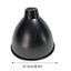 Reptile Heat Lamp Fixture Deep Dome Lampshade Optical Reflection Cover Terrarium Light Fixture for UVB Light Bulb Basking Bulb