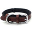 Double-layered Ultra Soft Neoprene Padded Dog Collar Heavy Duty Dog Leather Collar with Durable Metal Buckle Pet Training Collar