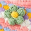 Knitted Flower Pet Dog Sweaters Orange Winter Warm New Year Clothing for French Bulldog Outfits Fancy Small Puppy Overalls
