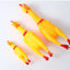 Yellow Screaming Chicken Dog Toys Novelty and Durable Chew Toy Sound Squeeze Screaming Toy