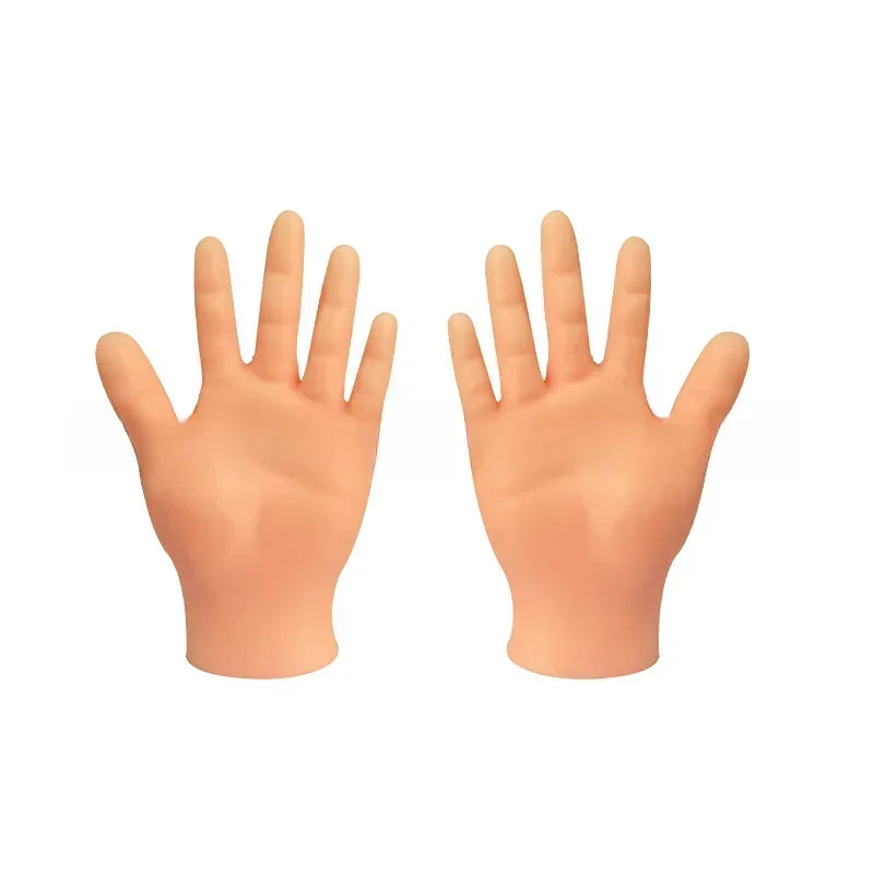 Cat Novelty Toys Teasing Cat TPR Soft Finger Gloves Funny Mini Hands Creative Finger Toys Fake Hand Cat Interactive Toys