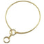 Metal Chain Dog Show Collar Pet Slip Collar for Shows Fine Brass Snake Choke Chain Collar Adjustable for Small Medium Large Dogs