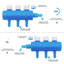 Fish Tank Air Splitter Fish Tank Air Pump Splitter Valve Aquarium Air Flow Control Lever Valve Distributor Splitter Airline Tube