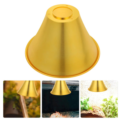 Lamp Shade Reptile Heating Lampshade Insulation Crawl Aluminum Light Bulbs Holder Reflector Outdoor
