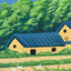 Small puppy house outdoor water rot kennel kennel kennel rural large medium and small outdoor villa