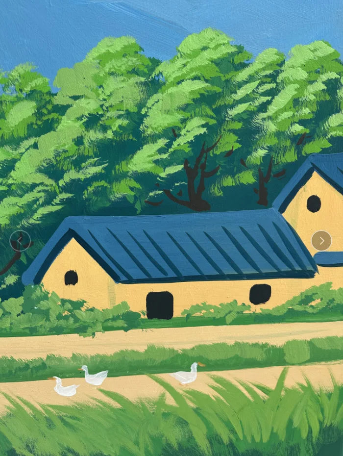 Small puppy house outdoor water rot kennel kennel kennel rural large medium and small outdoor villa