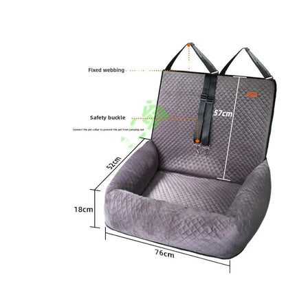 Yut dog car nest pad pet rear nest car cushion  seat   in the car