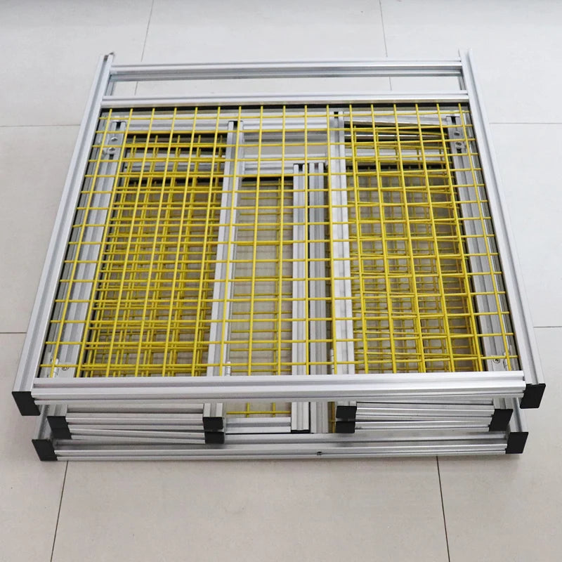 Langle Profile Dog Cage Cat Cage Folding House Pet Nest Aluminum Large Medium and Small Dog Thickened Iron Metal Solid CLASSICS