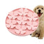 Lick Mat For Dogs Suction Dog Butter Lick Pad Raised Flower Design Dog Puzzle Bowl For Boredom Relief Floor Or Wall Treats