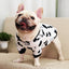 Warm Pet Clothing for Winter Soft Coral Fleece Dog Hoodies Cute Printed Puppy Small Dog Sweater French Bulldog Coat Cats Clothes