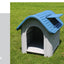 Outdoor kennel with toilet, sun protection in summer, universal in all seasons, outdoor rain-proof dog house, warm in winter, s