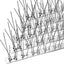 Bird Spikes with Stainless Steel Base, Durable Bird Repellent Arrow Pigeon Fence Kit