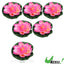 UXCELL 5pcs 3.9" Fish Tank Decorations Artificial Floating Lotus Flower Artificial Lotus Flower Decorative Ornaments