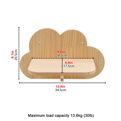 Cat Climbing Wall Mounted Hammock Scratching Post for Cat Wooden Furniture Ladder Steps Cats Sleeping and Playing