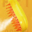 Cat Steam Brush Electric Spray Water Spray Kitten Pet Comb Soft Silicone Depilation Cats Bath Hair Brush Grooming Supplies
