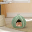 Pumpkin Cat Bed Deep Sleep Comfort In Winter Cat Bed Warm Cat House Enclosed Cat Bed Pets Tent Cozy Cave Nest Indoor Cat Nest