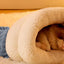Cat Sleeping Bag Soft Cat Bed Warm Pet Pocket Type Quilt Bed Semi-Enclosed Warming Burrow Cat Bed Dog Bed For Camping