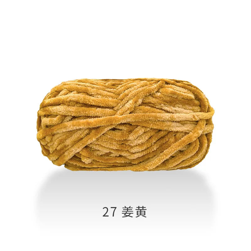 Ruyi bird warm fleece thick wool handmade DIY crochet woven golden velvet hook shoe thread wool ball