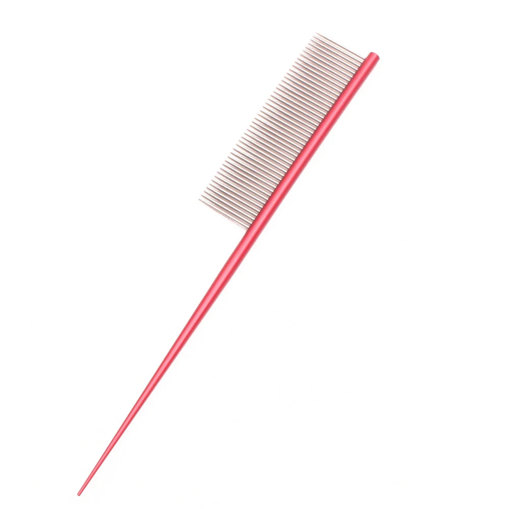 Pet Grooming Combs Aluminum Alloy Brush For Dogs Boundary Knot Massage Tools Professional Salon Cat Hair Cleaning Crescent Combs