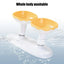 Cat Dishes For Food And Water Height Adjustable Pets Water And Food Bowl Set Large Capacity Cat Food Feeder And Waterer Set For