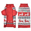 Christmas Dog Clothes Winter Dog Sweater Knitted Warm Coat Pet Clothing for Small Medium Dogs Costume Striped Print Dog Pullover