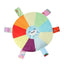 Plush Squeaky Dog Toys Interactive Chewing Squeaky Toy for Puppy Squeaky Dog Chew Toy Disc Shape Plush Dog Toys for Puppies