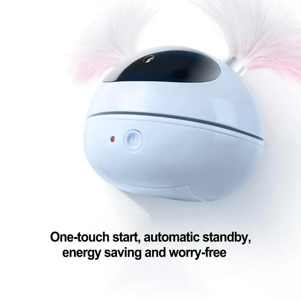 Cat Laser Toy Automatic Laser Moving Pointer for Cats Real Random Trajectory & 360 Irregular Rotation Kitten Exercise Toys