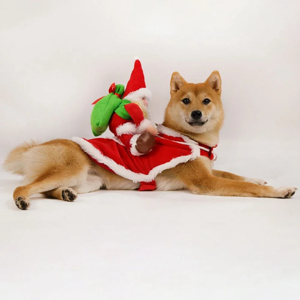 Halloween Dog Clothes Funny Pet Dogs Cosplay Costumes Set Christmas Dog Costume Comical Outfits for Pet Cat Puppy Party Clothing