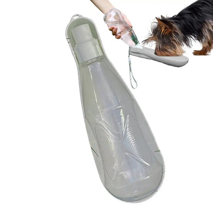 450ml Dog Water Bottle Dispenser Water Bottle Containers for Dogs Puppy Water Leak Proof Drinking Dispenser for Hiking Outdoor