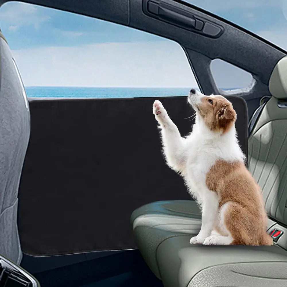 Car Door Guard For Dogs 600D Oxford Pet Car Door Cover Scratchproof 2pcs Nonslip Pet Vehicle Door Guard Waterproof Car Protector