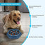 Slow Feeder Dog Bowls Slow Eating Pet Bowls Puzzle Anti-Gulping Interactive Bloat Durable Preventing Choking Healthy Dogs Bowl