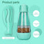 Dog Water Bottle Pet Travel Drinking Bottle 5 in 1 Outdoor Pet Accessories with Dog Drinking Bottle Food Storage Container