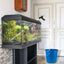 Press-Type Siphon Pump Aquarium Gravel Cleaner With Glass Scraper Fish Tank Water Changer Kit Adjustable Water Flow Sand Cleaner