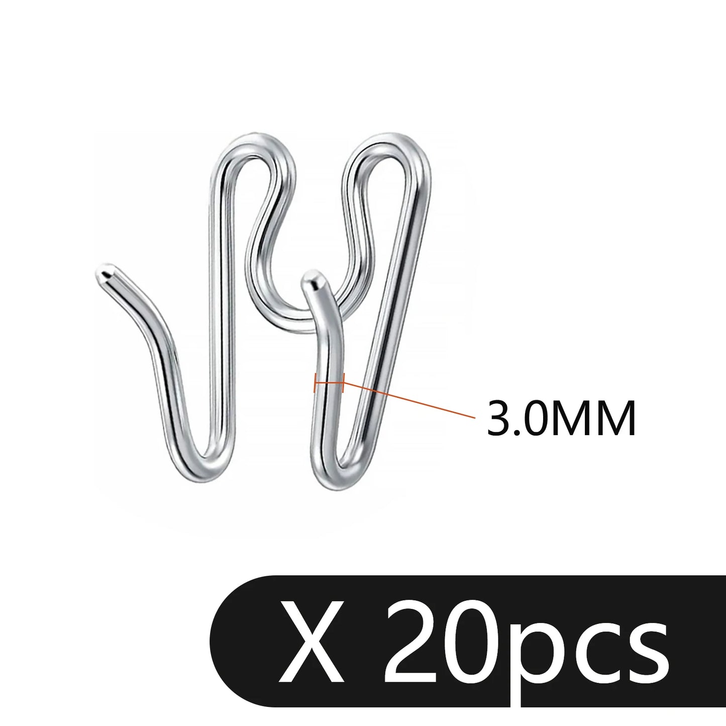 Dog Choke Collar Accessories Adjustable Training Collar For Dog 2.5/3.0/3.5/4.0MM Collar Links Fit for Prong Collar Pinch Collar