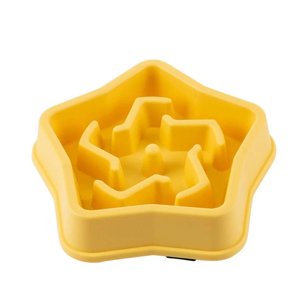 Slow Feeder Dog Bowls Slow Eating Pet Bowls Puzzle Anti-Gulping Interactive Bloat Durable Preventing Choking Healthy Dogs Bowl