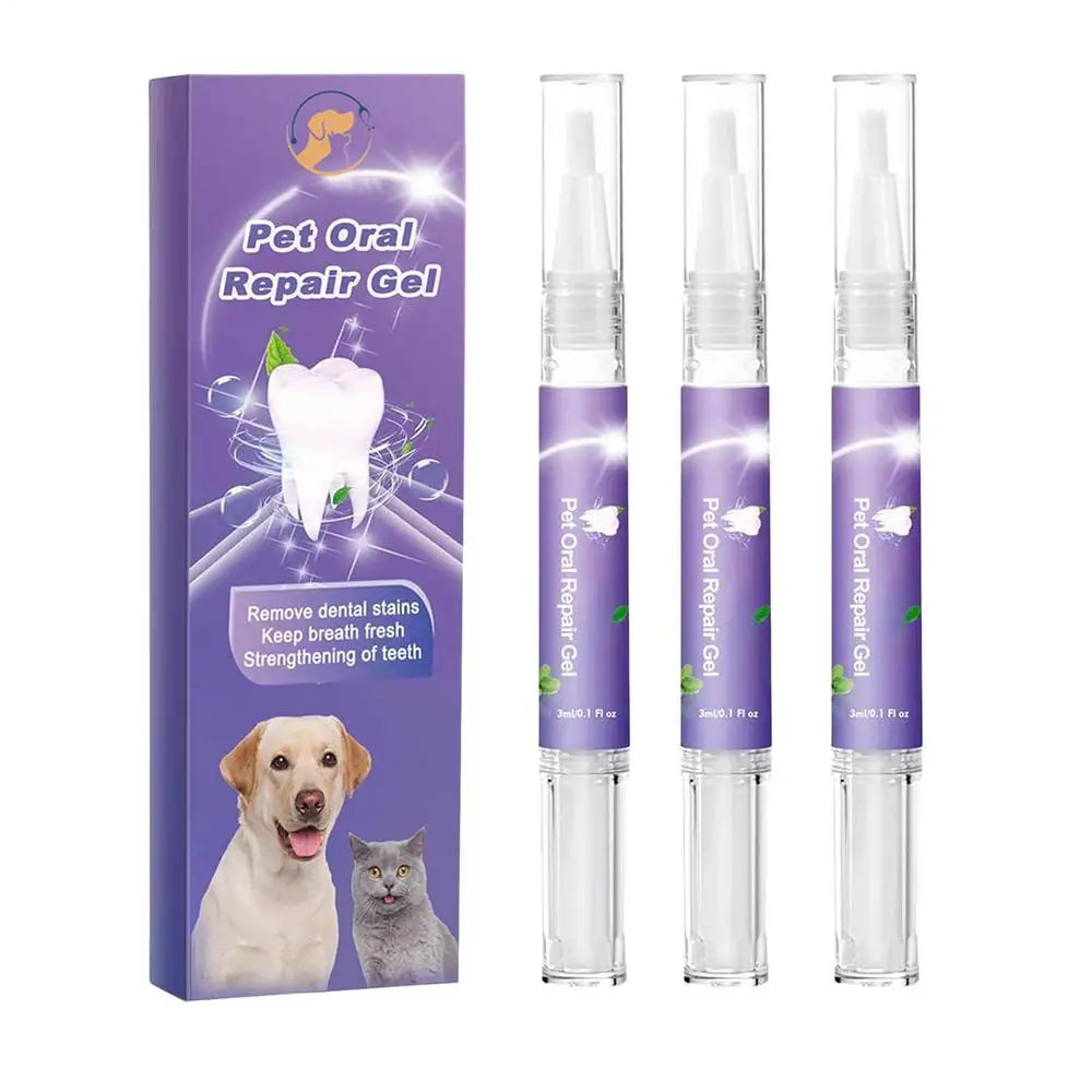 Pet Oral Gel Pet Oral Repair Gel Cleaning Dog Cat Teeth Natural Teeth Cleaning Tools Dental Stain Cleaning Pen Care Cleaner