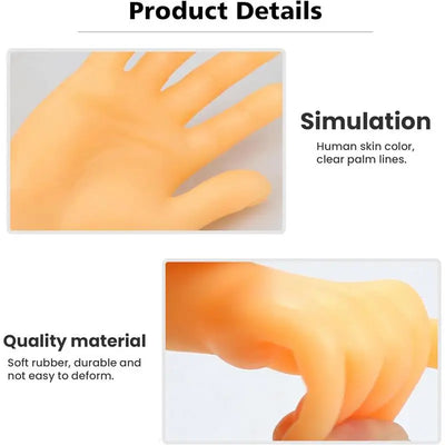 Mini Hand Toy 10 Pairs Tiny Toys Finger Funny Shape Mini Finger Puppets For Taking Photos Massaging Cats Cat Cosplay