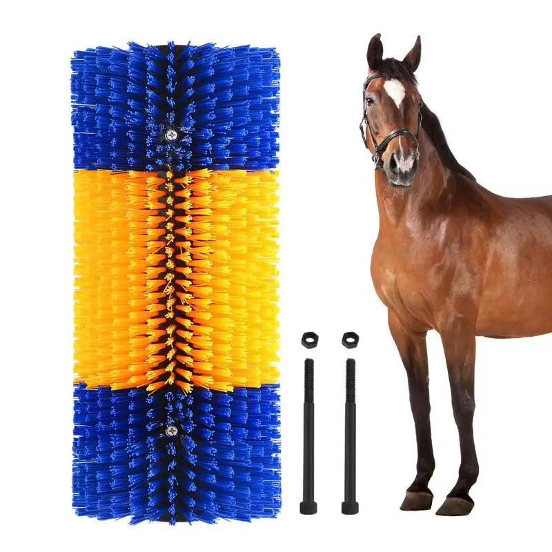 Livestock Scratch Brush Massage Grooming Brush Cow Brush Cattle Brush Horse Cow Scratcher Livestock Brush for Horse Cattle Sheep