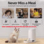 ROJECO 4L Automatic Pet Feeder Button Version Auto Cat Food Dispenser Accessories Smart Control Pet Feeder For Cats Dog Dry Food
