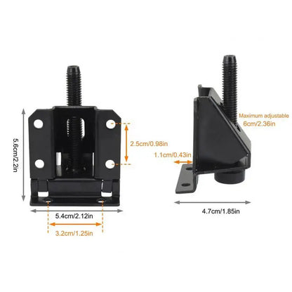 Adjustable Leg Leveler 4PCS Adjustable Furniture Leveling Feets Furniture Leveler Legs Adjustable Furniture Levelers With Screws