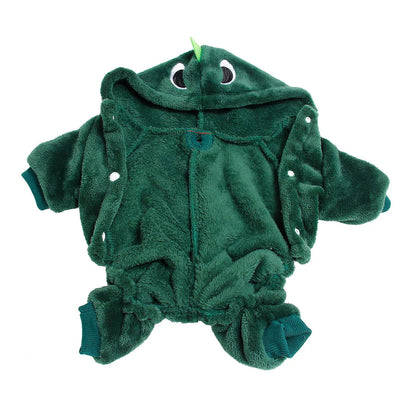 Winter Jacket For Dog Small Dog Coat Dinosaur Dogs Costume Christmas Outfit For Pet Medium Dogs Clothes Chihuahua Puppy Sweater
