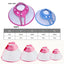 Pet Recovery Dog Cones Cat Cones After Surgery Adjustable Breathable Dog Cone Collar Soft Plastic Puppy Elizabethan E-Collar