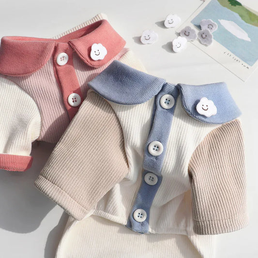 Fashion Thin Dog Hoodies Clothes for Dogs Solid Dog Coat Cotton Undershirts Kitten Puppy Sweatshirt Chihuahua Girls Dog Costume