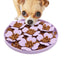 Lick Mat For Dogs Suction Dog Butter Lick Pad Raised Flower Design Dog Puzzle Bowl For Boredom Relief Floor Or Wall Treats